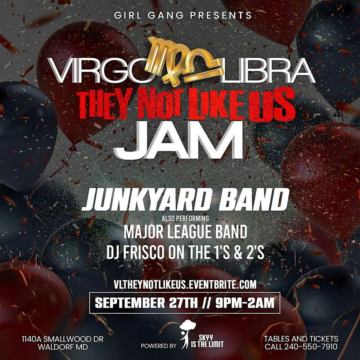 Virgo's/Libra's They not like Us Jam, 27 September | Event in Waldorf | AllEvents