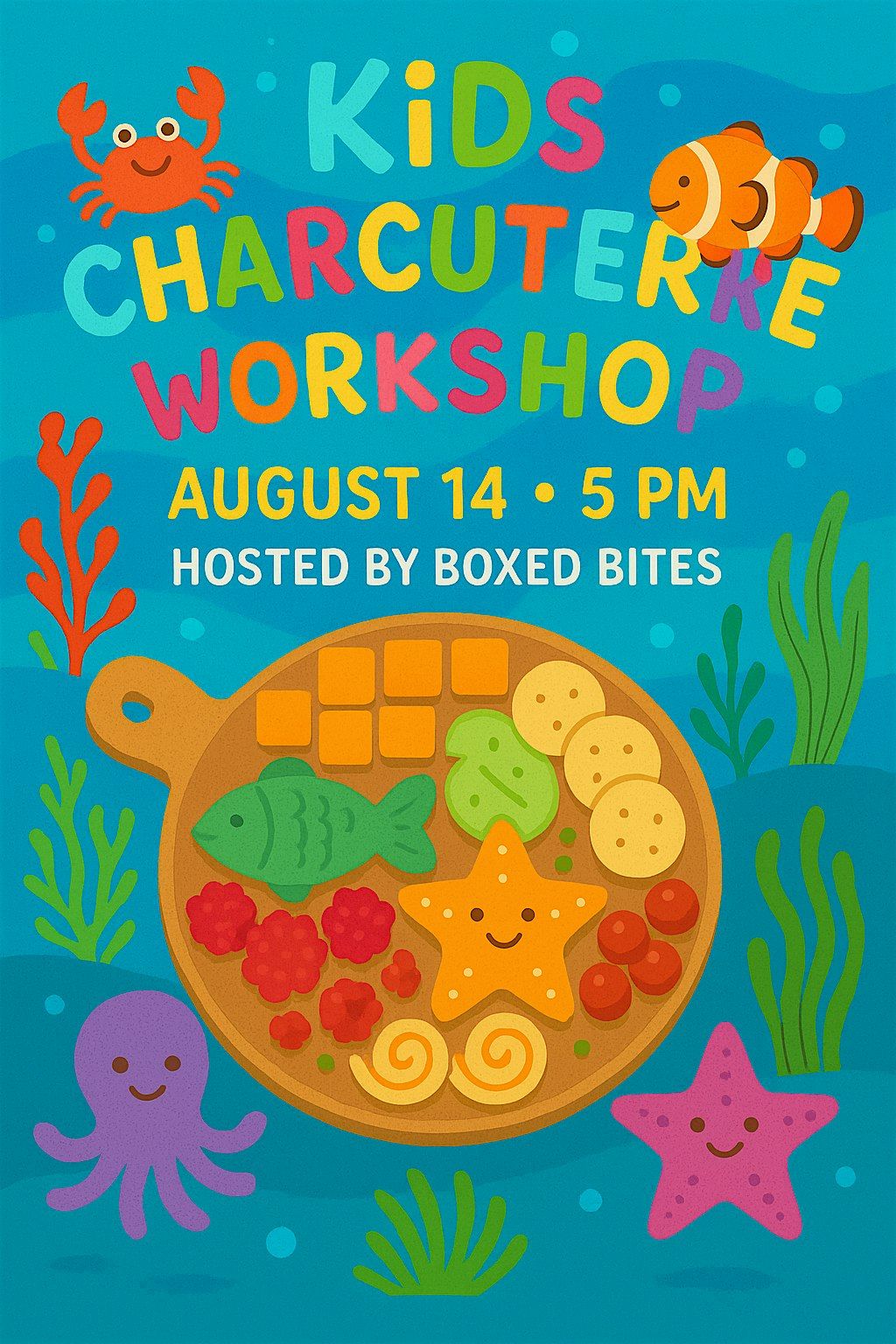 Under the Sea Charcuterie Workshop, 13 August | Event in Wethersfield | AllEvents