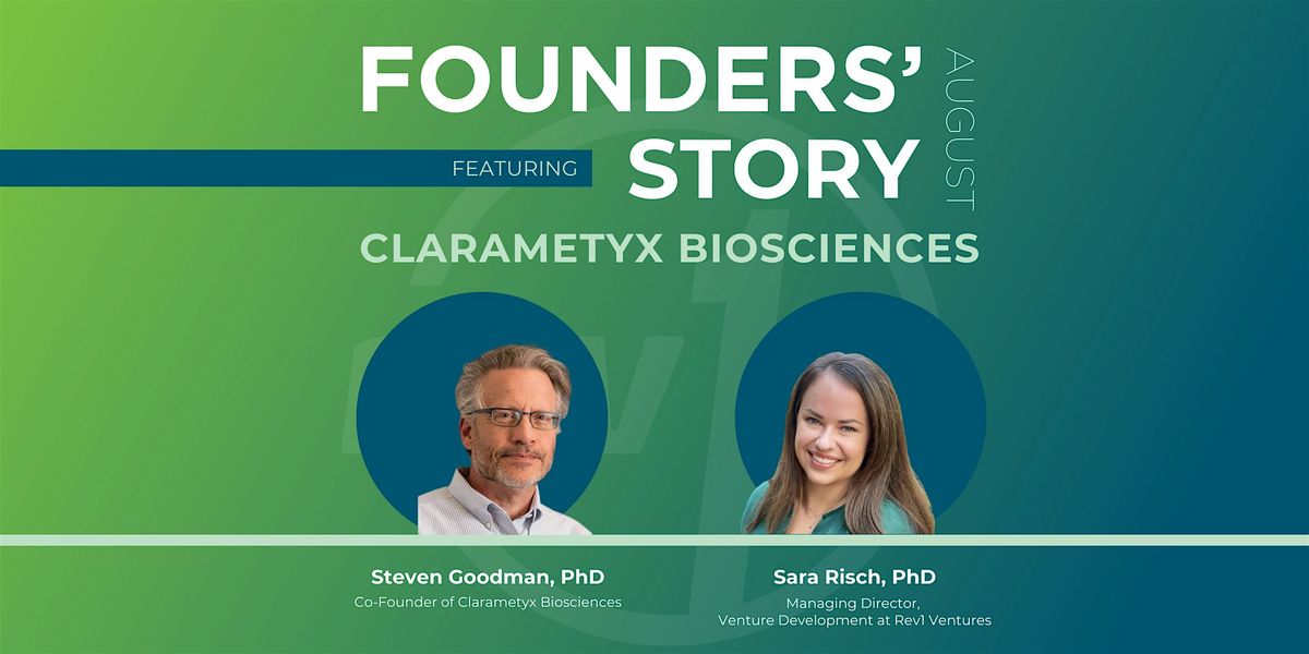 Rev1 Founders' Story feat. Dr. Steven Goodman, 13 August | Event in Columbus | AllEvents