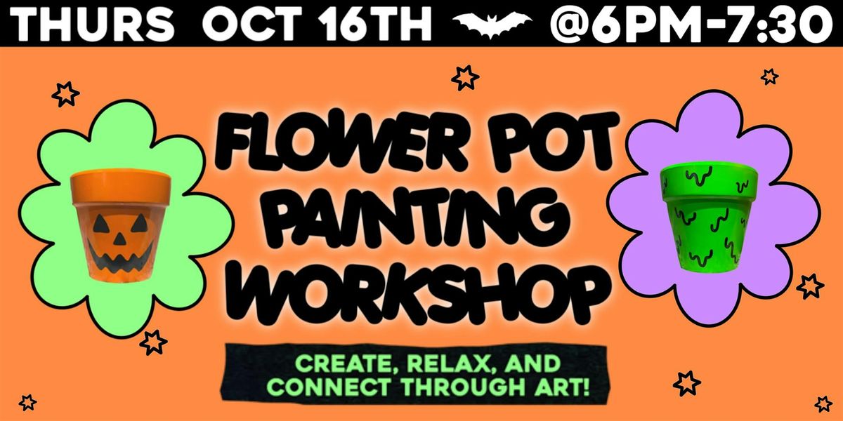 Flower Pot Painting Workshop, 16 October | Event in Fort Worth | AllEvents