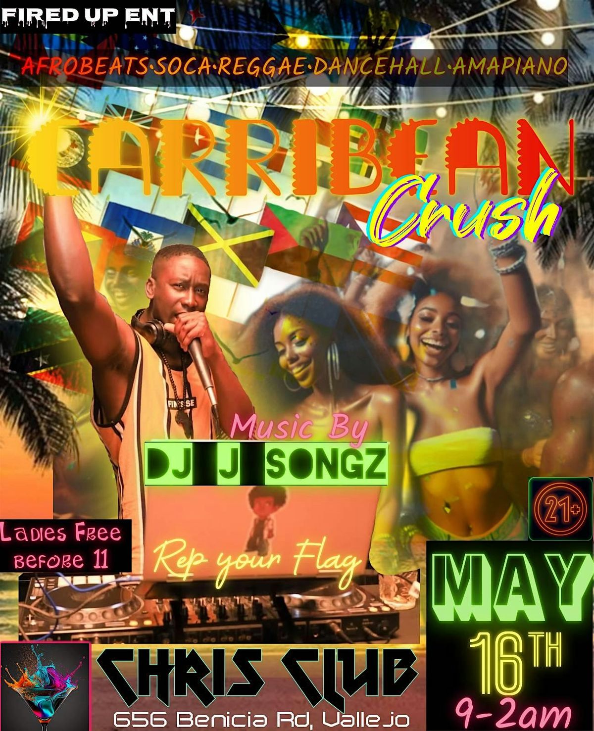 Carribean Crush, 16 May | Event in Vallejo | AllEvents