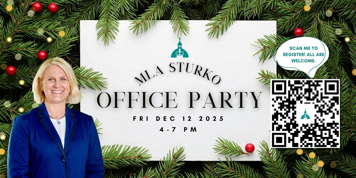 The MLA Elenore Sturko Classic Holiday Office Party, 12 December | Event in Surrey | AllEvents
