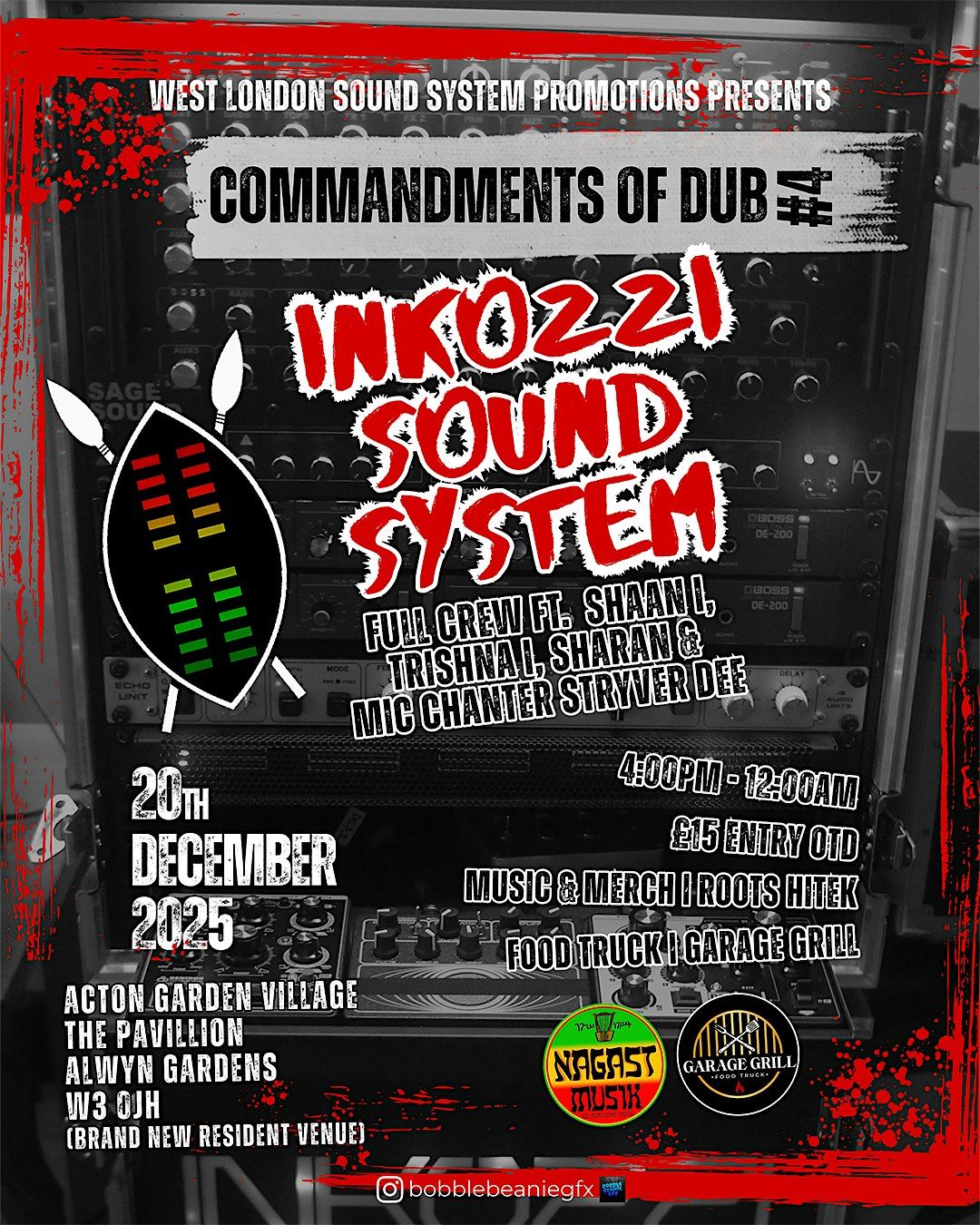 Inkozzi Sound System #4 - 1 YEAR ANNIVERSARY, 20 December | Event in London | AllEvents