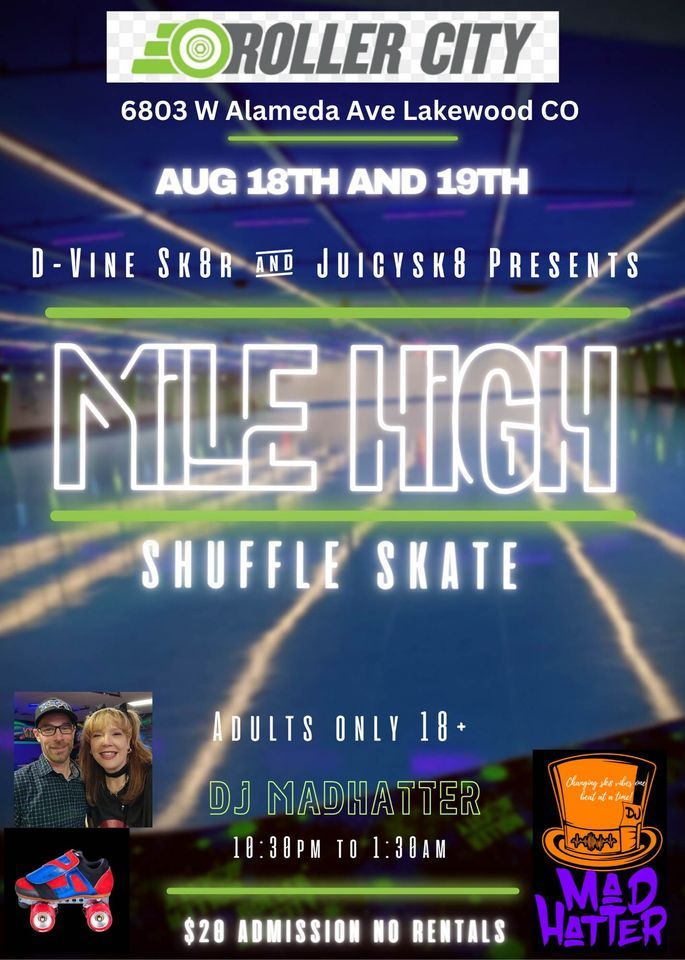 Mile High Shuffle Skate , Roller City, Lakewood, August 19 2023