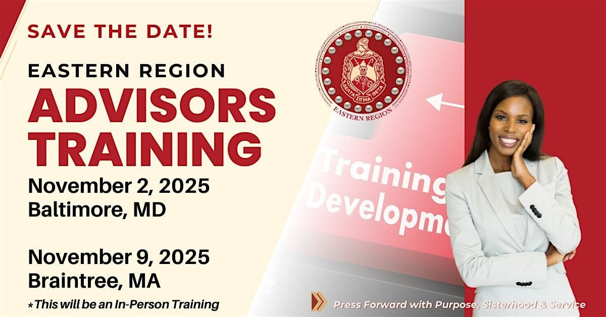 2025 Eastern Region Advisors Training1, 9 November | Event in Baltimore | AllEvents