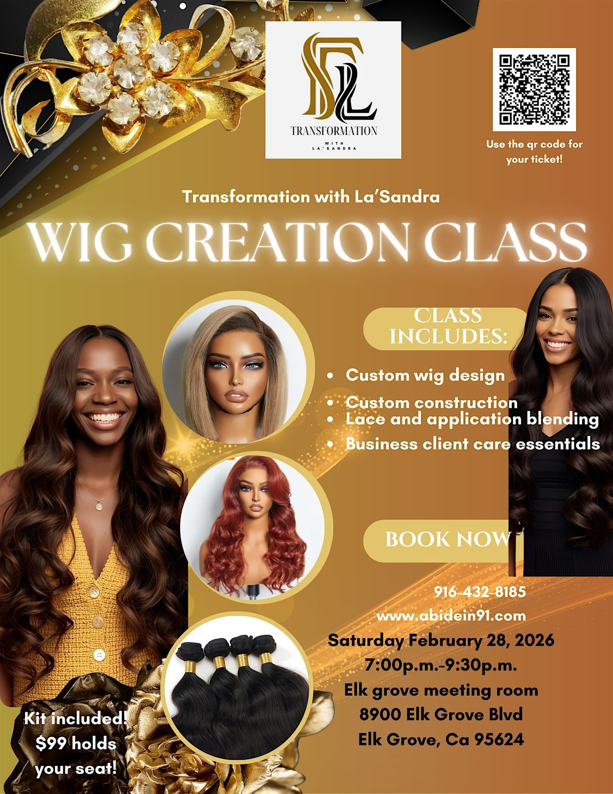 Wig creation class, 28 February | Event in Elk Grove | AllEvents
