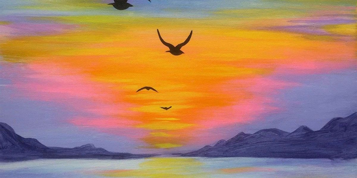 Pastel Sunset - Paint and Sip by Classpop!™, 12 June | Event in Elk Grove | AllEvents