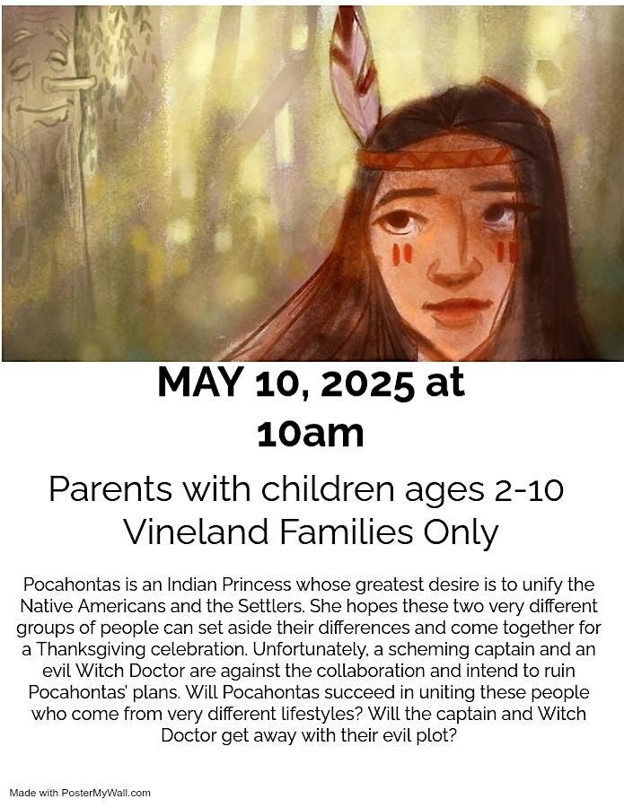 Pitman Theater: "Pocahontas", 10 May | Event in Pitman | AllEvents