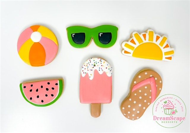 Fun in the Sun Sugar Cookie Decorating Class - DreamScape Desserts - August, 21 August | Event in Grand Rapids