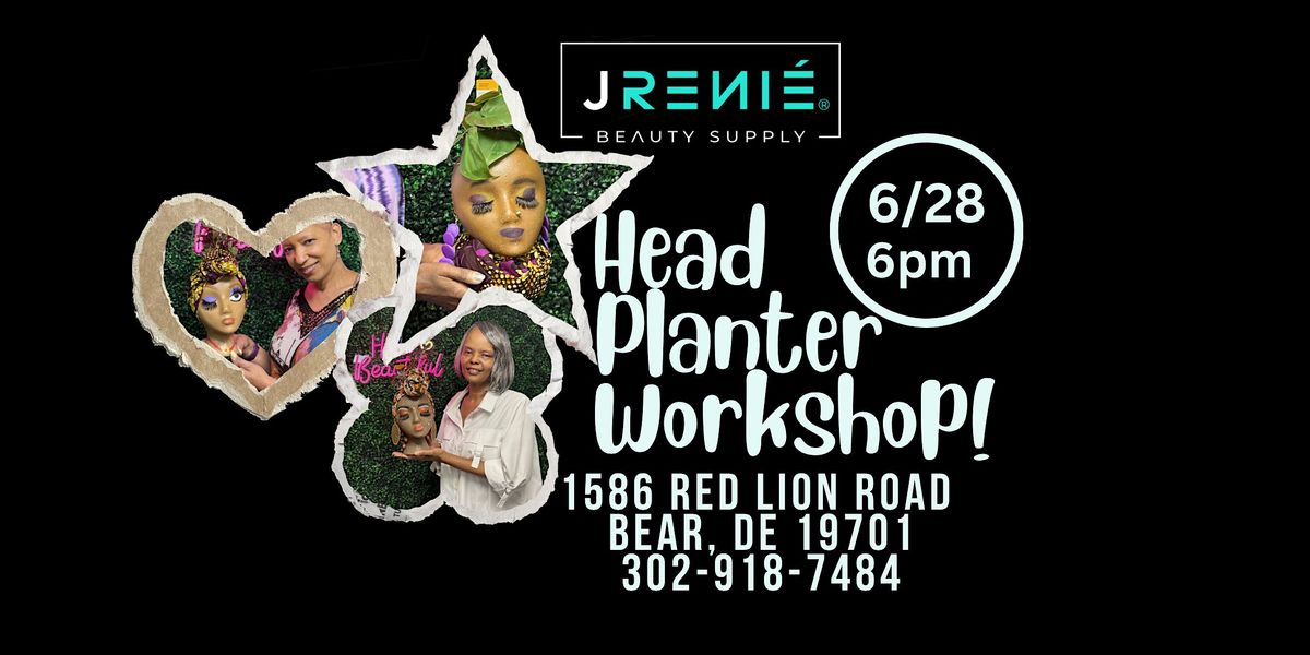 DIY Create Your Own Head Planter Workshop, 28 June | Event in Bear | AllEvents