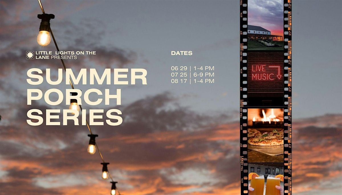 Summer Porch Series, 25 July | Event in West Branch | AllEvents