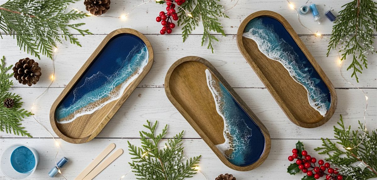Epoxy Resin Tray Class – Create 3 Ocean Wave Gifts at The Pour Haus, 23 November | Event in Seattle | AllEvents