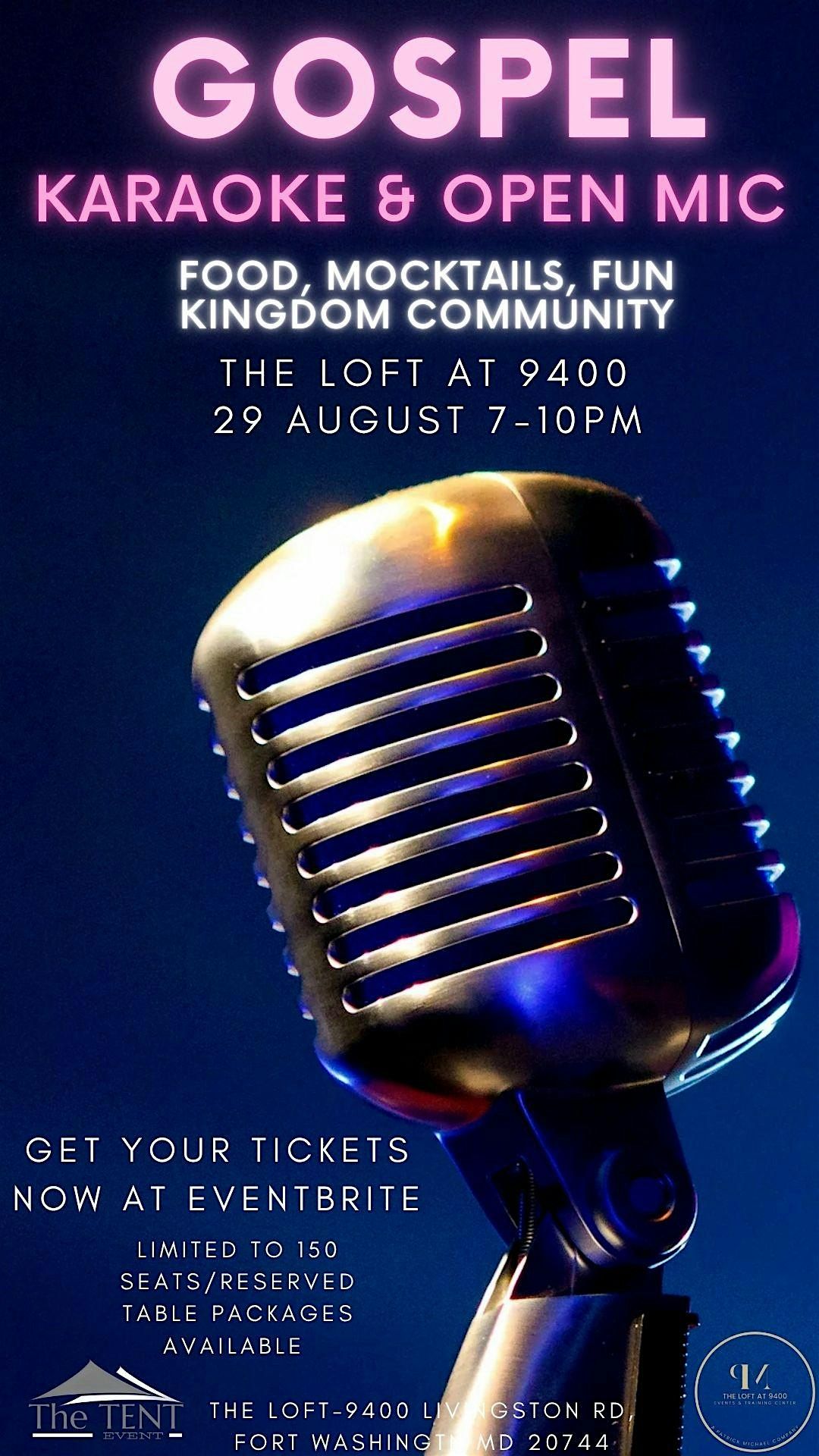 Gospel Karaoke & Open Mic Night, 29 August | Event in Fort Washington | AllEvents