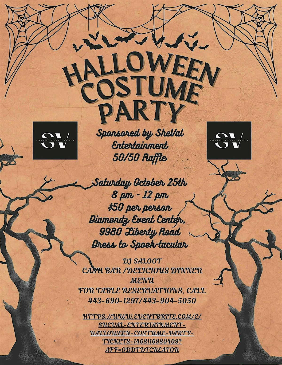 SheVal Entertainment Halloween Costume Party, 25 October | Event in Randallstown | AllEvents