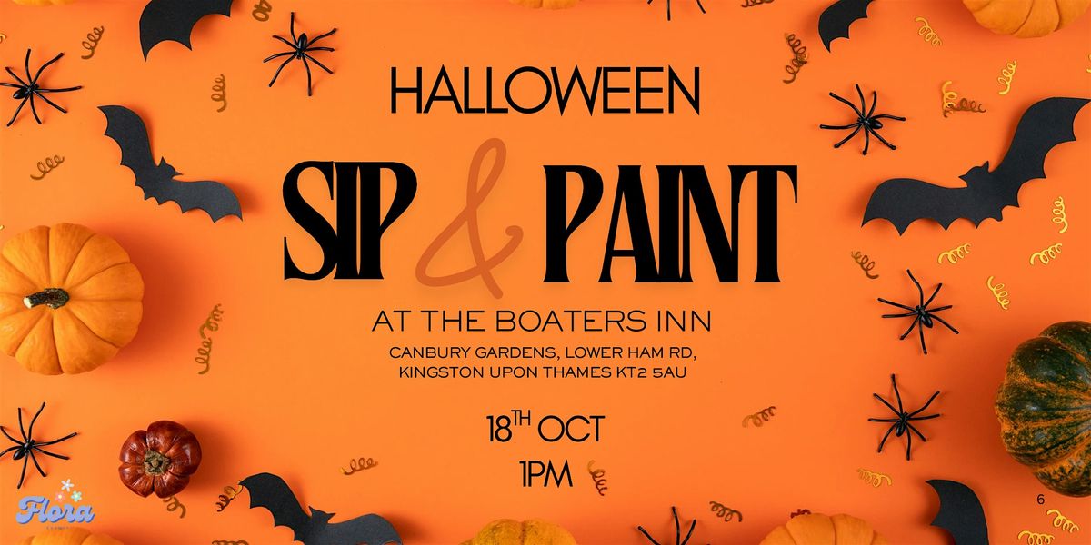 Halloween Sip & Paint at Boater’s Inn in Kingston, 18 October | Event in Kingston upon Thames | AllEvents