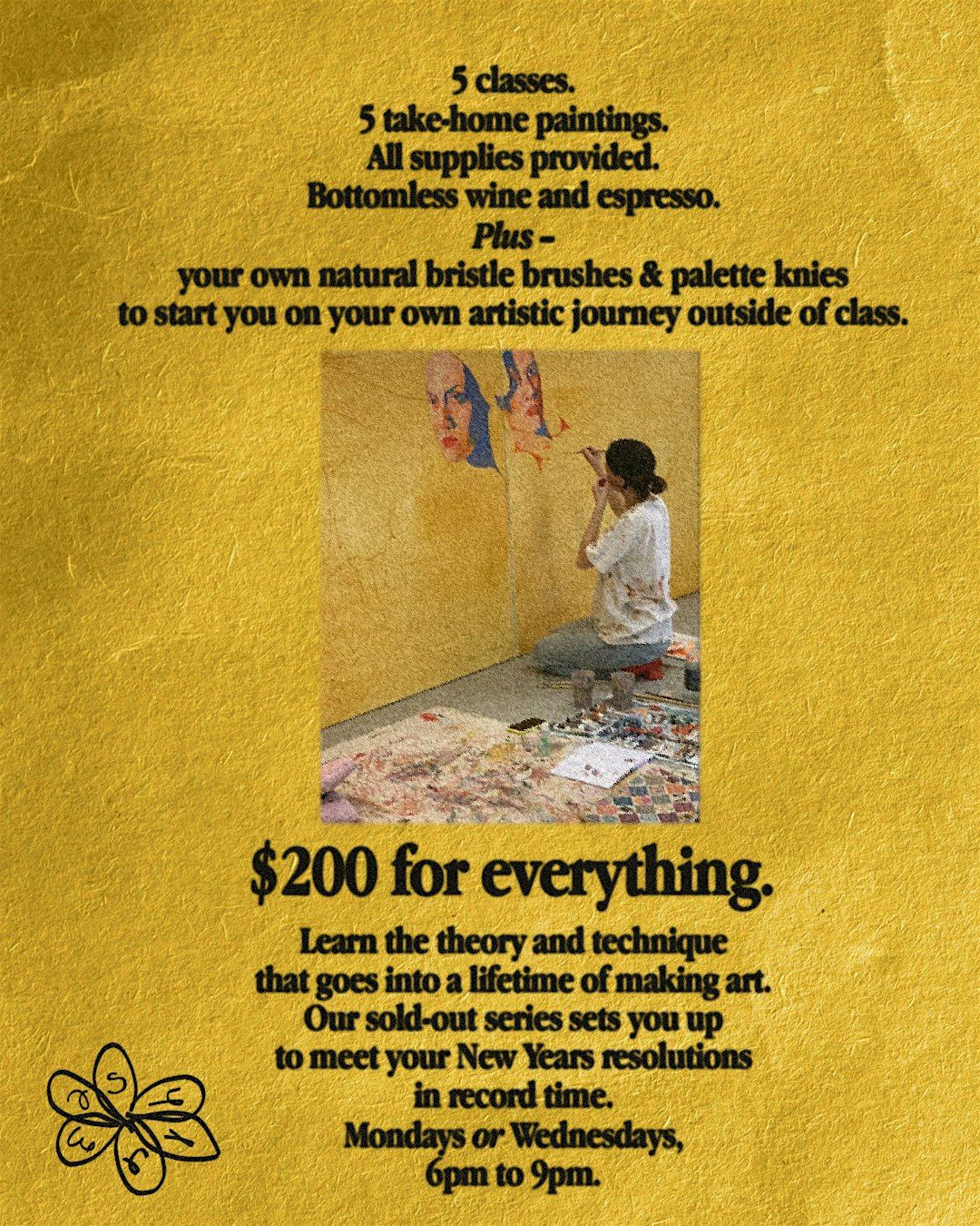 OIL PAINTING AND SIP w/ BOTTOMLESS WINE (5 PART SERIES) - (AGE 21+), 5 January | Event in Seattle | AllEvents