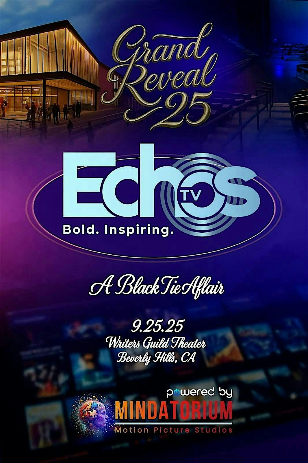 Echos TV Grand Reveal 25, 25 September | Event in Beverly Hills | AllEvents