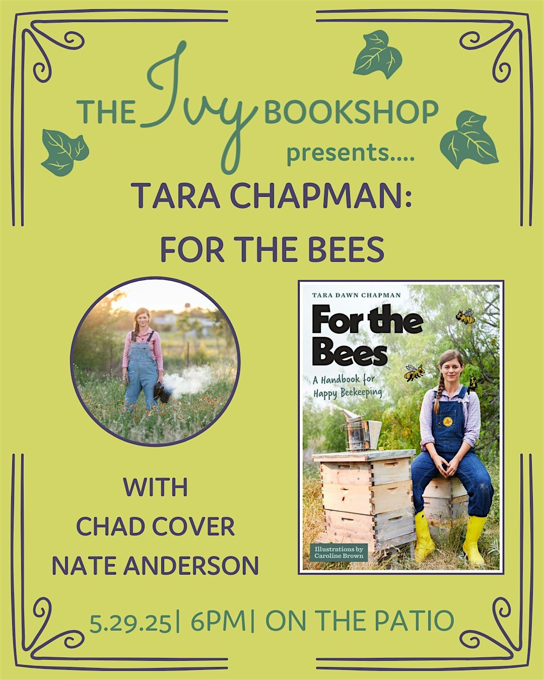 Tara Chapman: FOR THE BEES (with Chad Cover, Nate Anderson), 29 May | Event in Baltimore | AllEvents