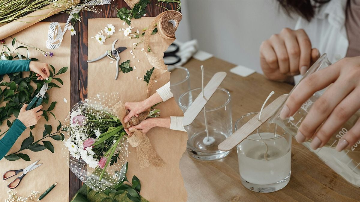 Mother's Day Candle Making & DIY Bouquet Bar, 9 May | Event in Tampa | AllEvents