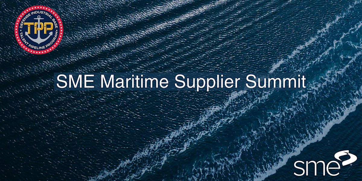 SME Maritime Supplier Summit: Powering the Maritime Supply Chain | Event in Southfield | AllEvents