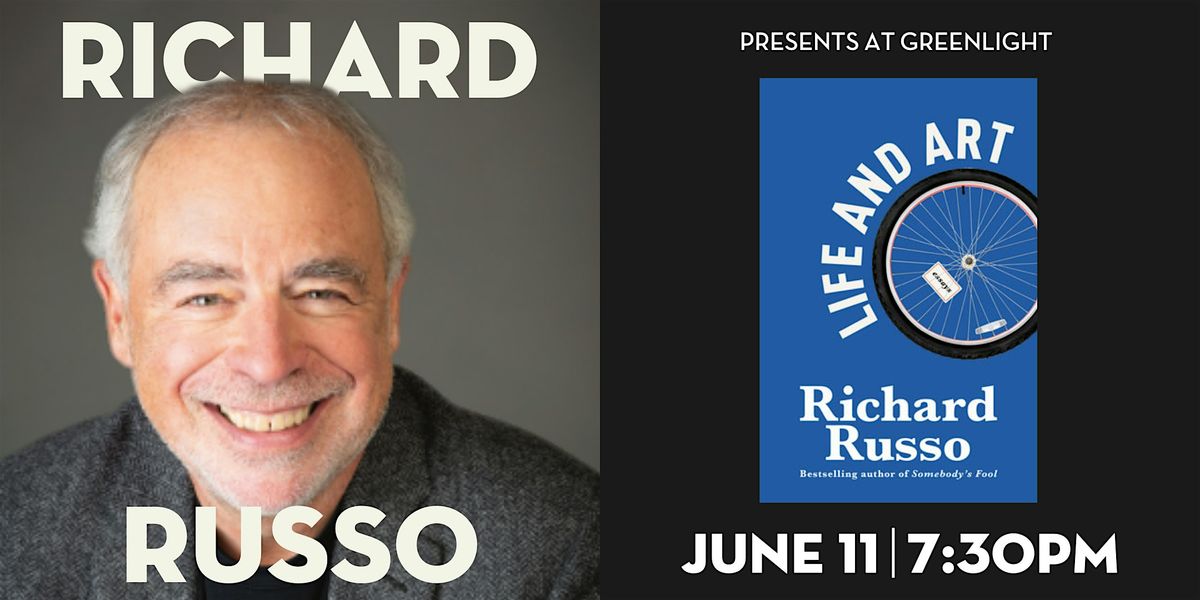 Book Event: Richard Russo with Nell Freudenberger, 11 June | Event in Brooklyn | AllEvents