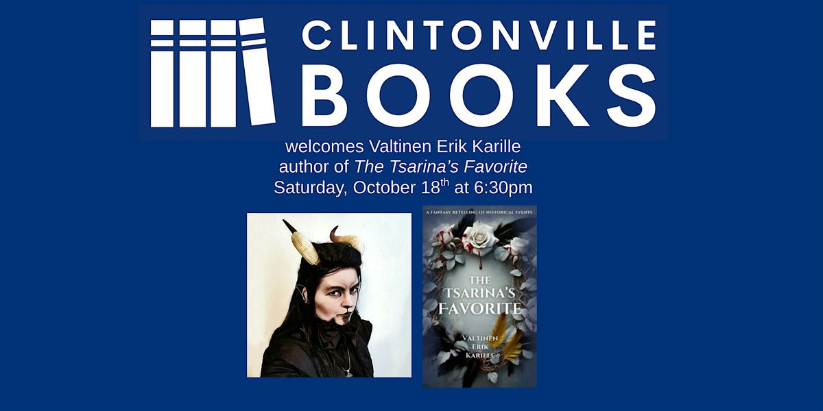 Clintonville Books welcomes Valtinen Erik Karille, 18 October | Event in Columbus | AllEvents