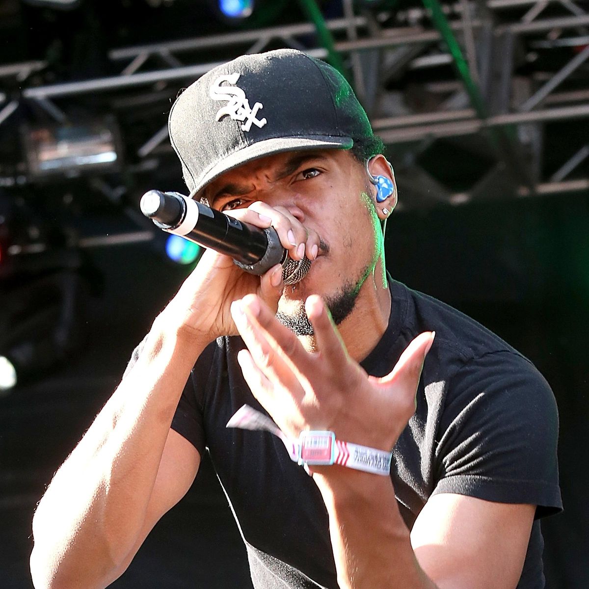 Az Rappeer Chance the Rapper, Arizona Financial Theatre, Phoenix, 16 September ...
