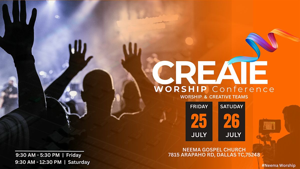 Create Worship Conference, 25 July | Event in Dallas | AllEvents