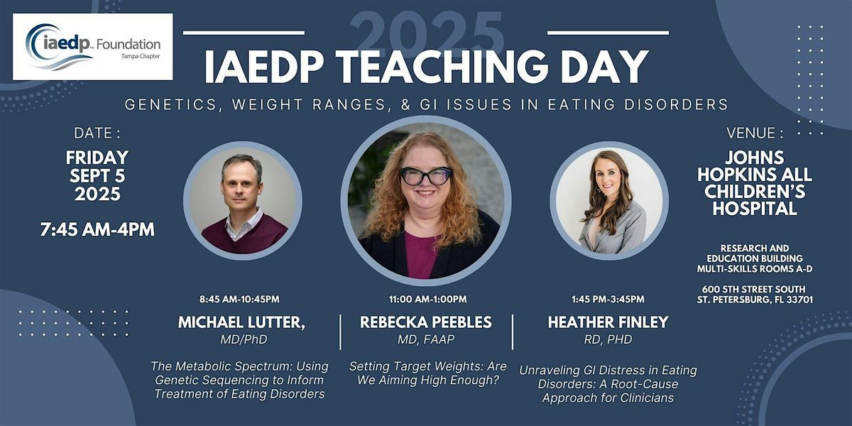 2025 iaedp Tampa Teaching Day - Sept 5th, 5 September | Event in St. Petersburg | AllEvents