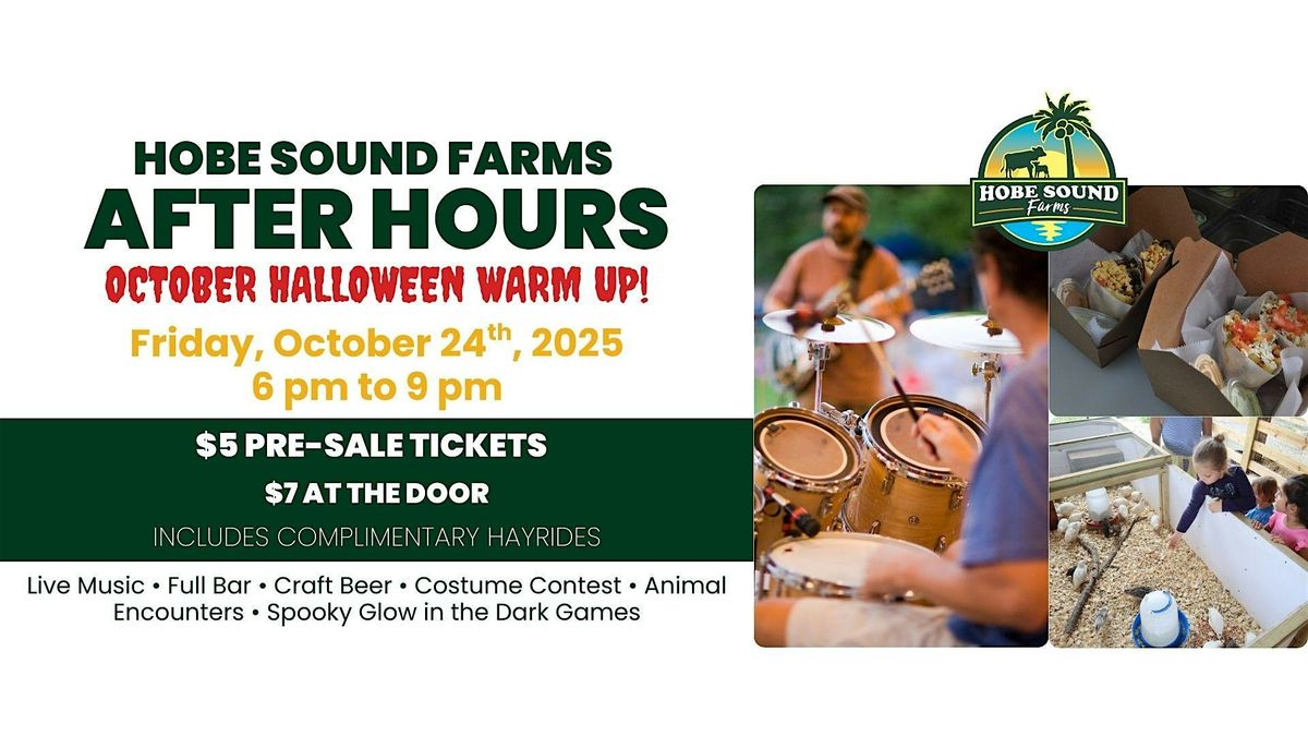 Hobe Sound Farms After Hours - Halloween Warm Up, 24 October | Event in Hobe Sound | AllEvents