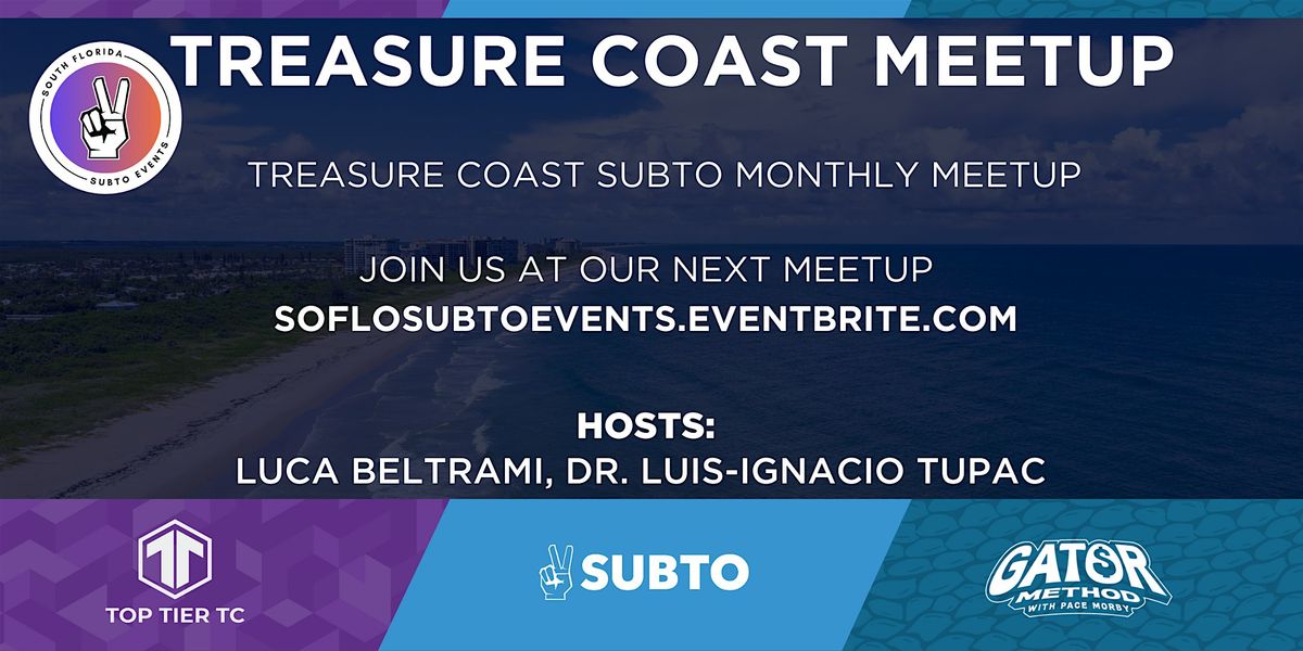 Treasure Coast SubTo Monthly Meetup, 20 May | Event in Port St. Lucie | AllEvents