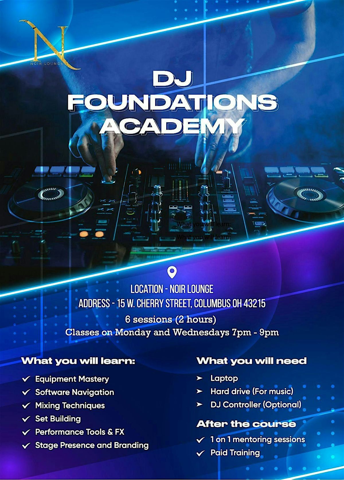 DJ Foundations Academy, 1 October | Event in Columbus | AllEvents