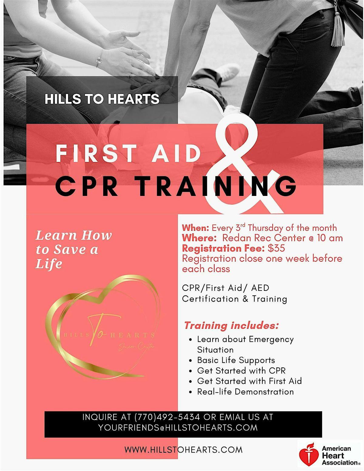 Copy of Community First aid & CPR Training, 21 August | Event in Lithonia | AllEvents