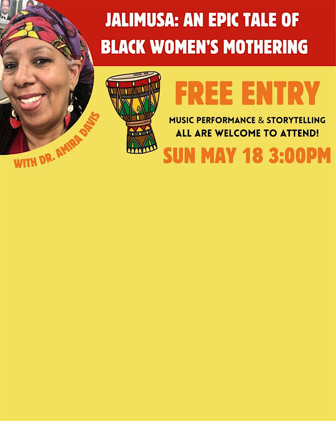 Jalimusa: An Epic Tale of Black Women's Mothering, 18 May | Event in Chicago | AllEvents