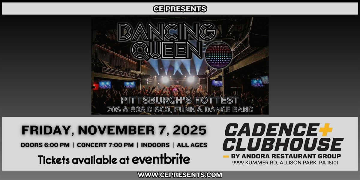 Dancing Queen - Pittsburgh's Hottest 70s & 80s Disco, Funk & Dance Band, 7 November | Event in Allison Park