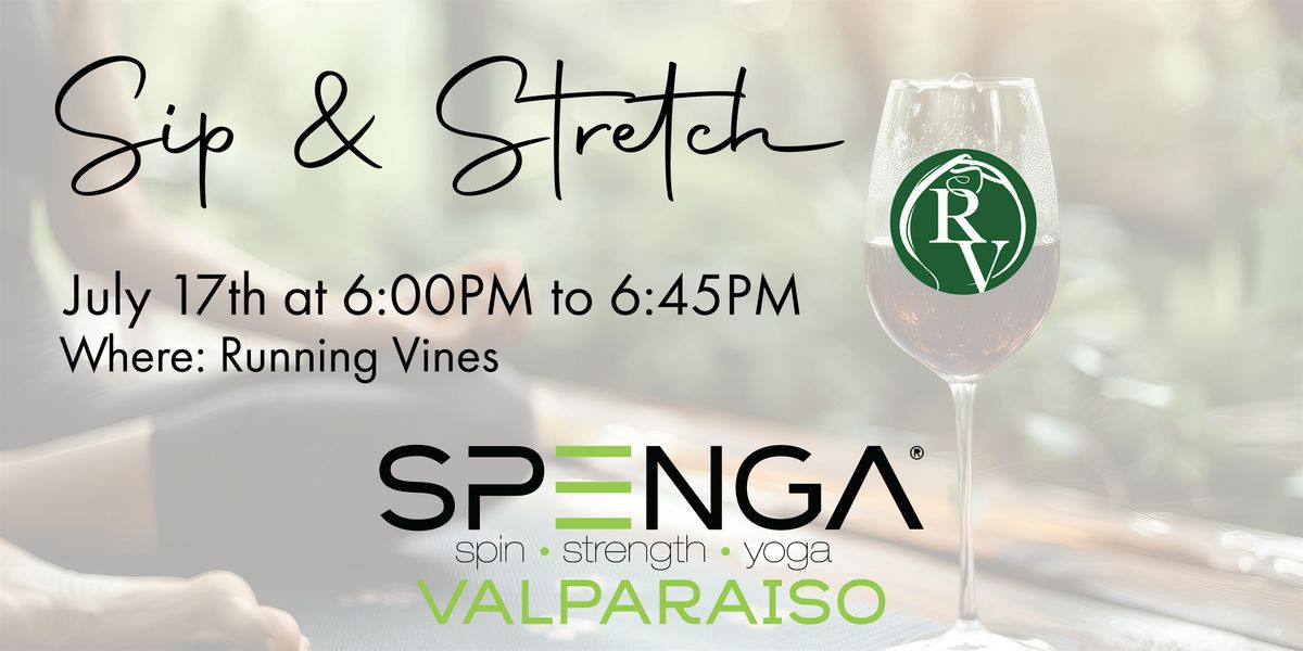 Sip & Stretch at Running Vines, 17 July | Event in Chesterton | AllEvents