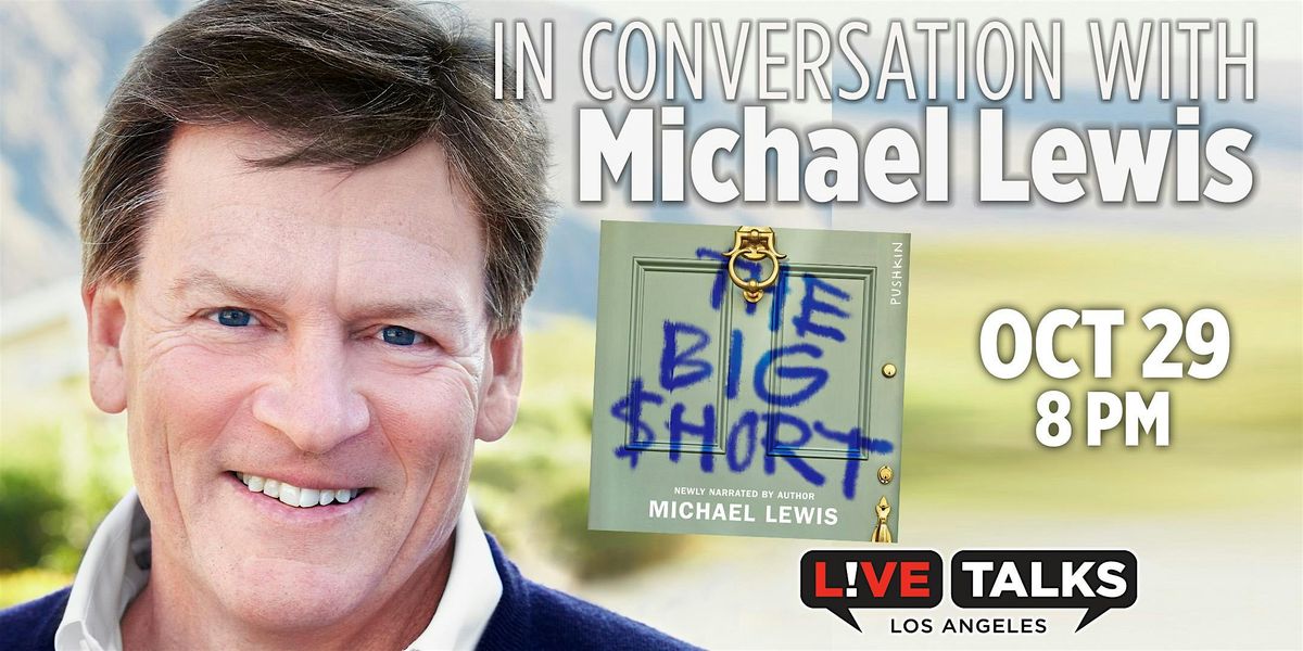 An Evening with Michael Lewis, 29 October | Event in Santa Monica | AllEvents