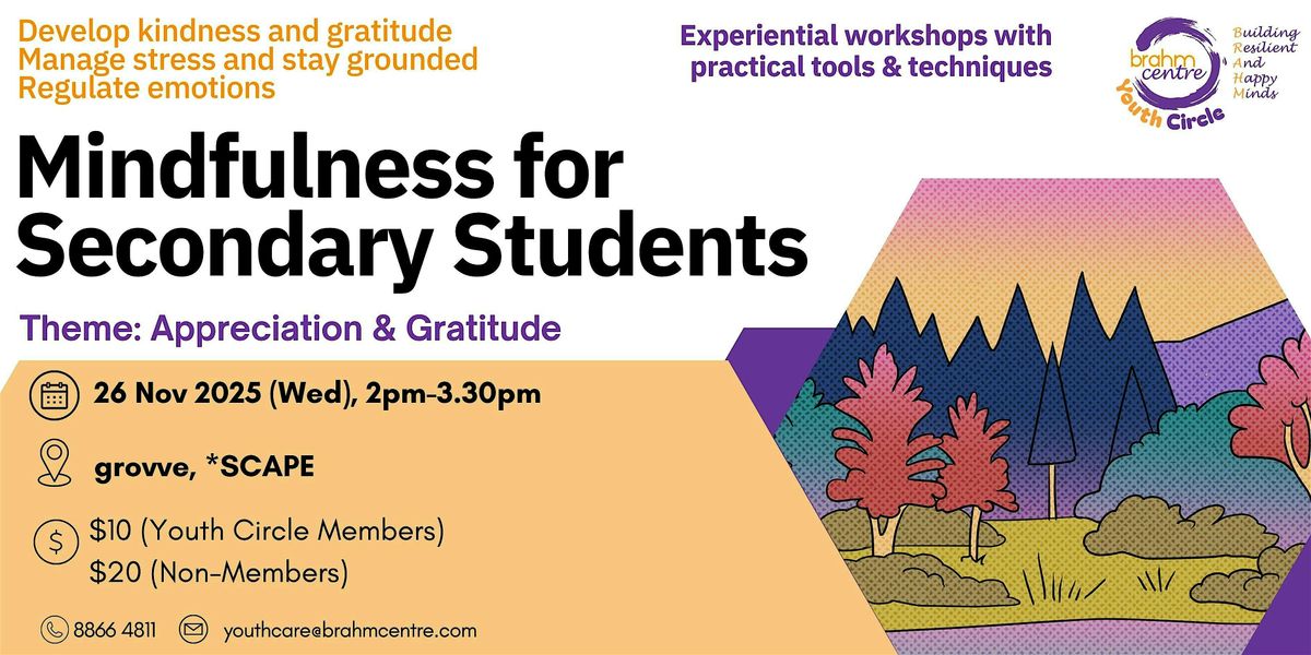 Mindfulness for Secondary School Students | Event in Singapore | AllEvents