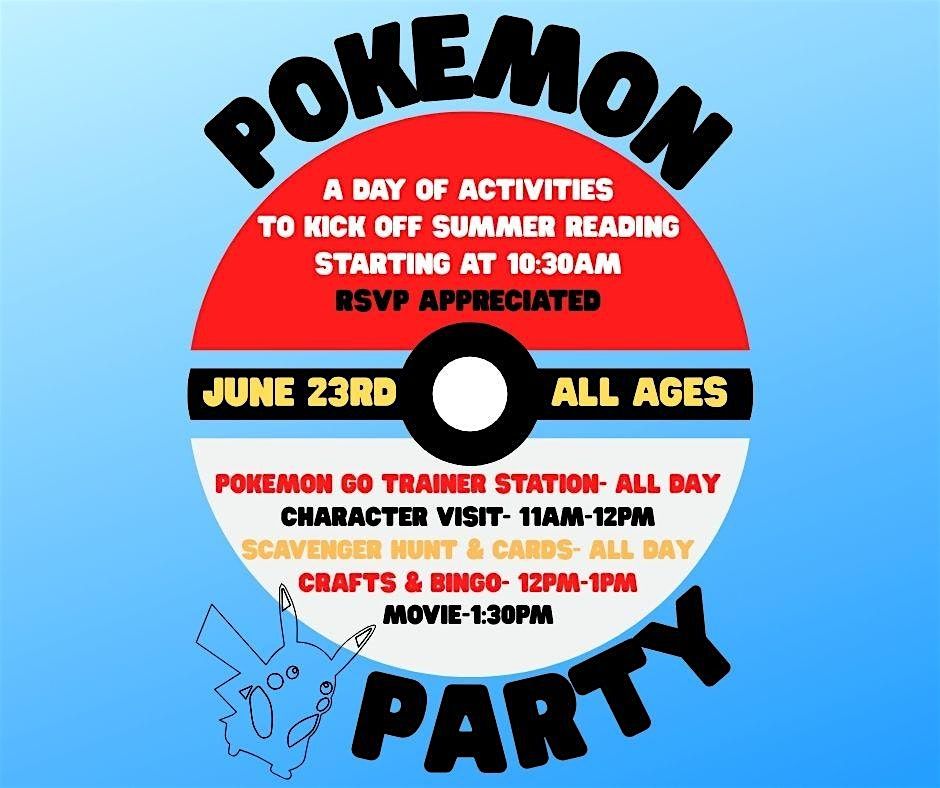 Pokémon Party- Summer Reading Kickoff!, 23 June | Event in Beacon Falls | AllEvents