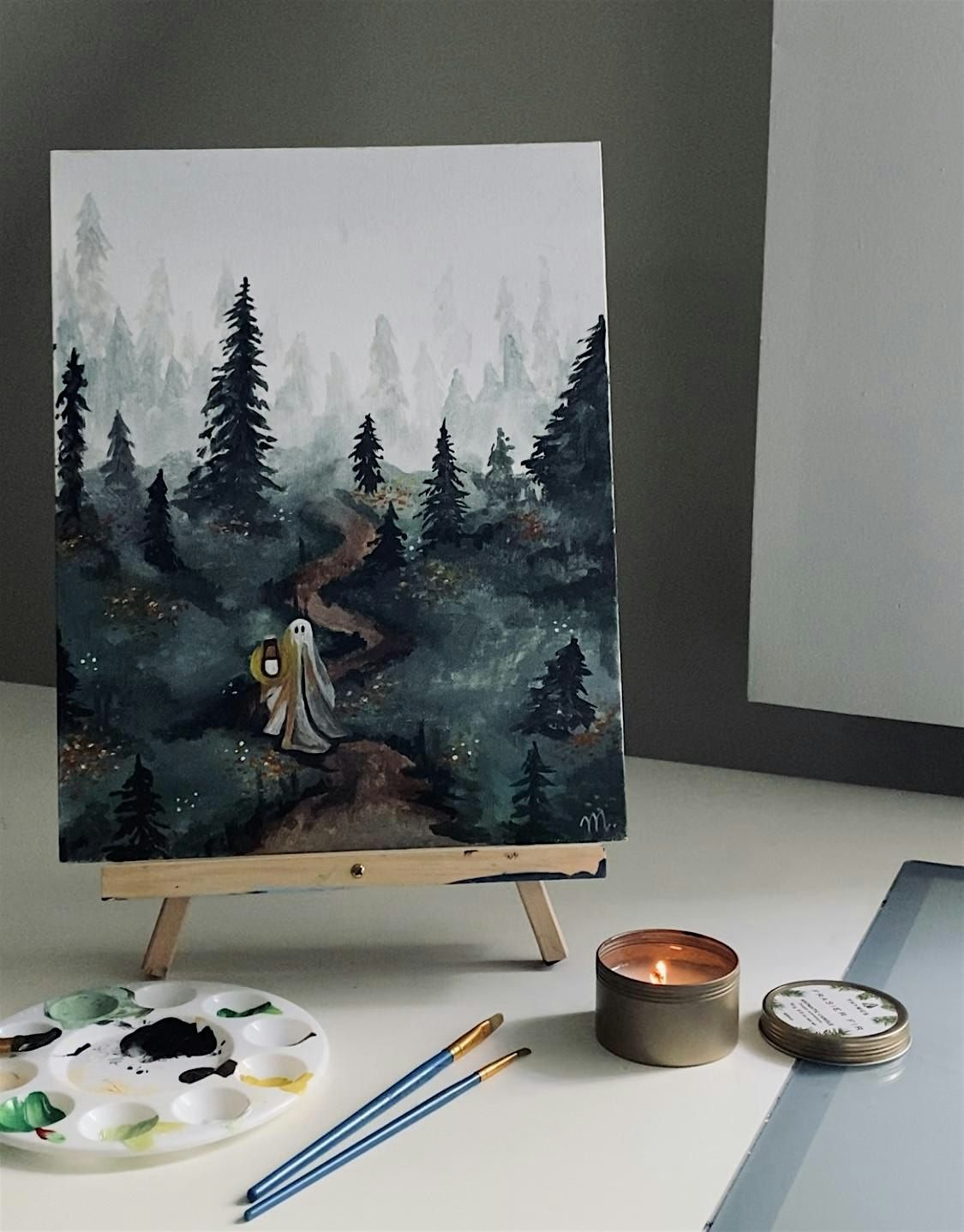 Spooky Sip & Paint: A Gothic Paint Party at Memento Mori Cafe, 10 July | Event in Portland | AllEvents