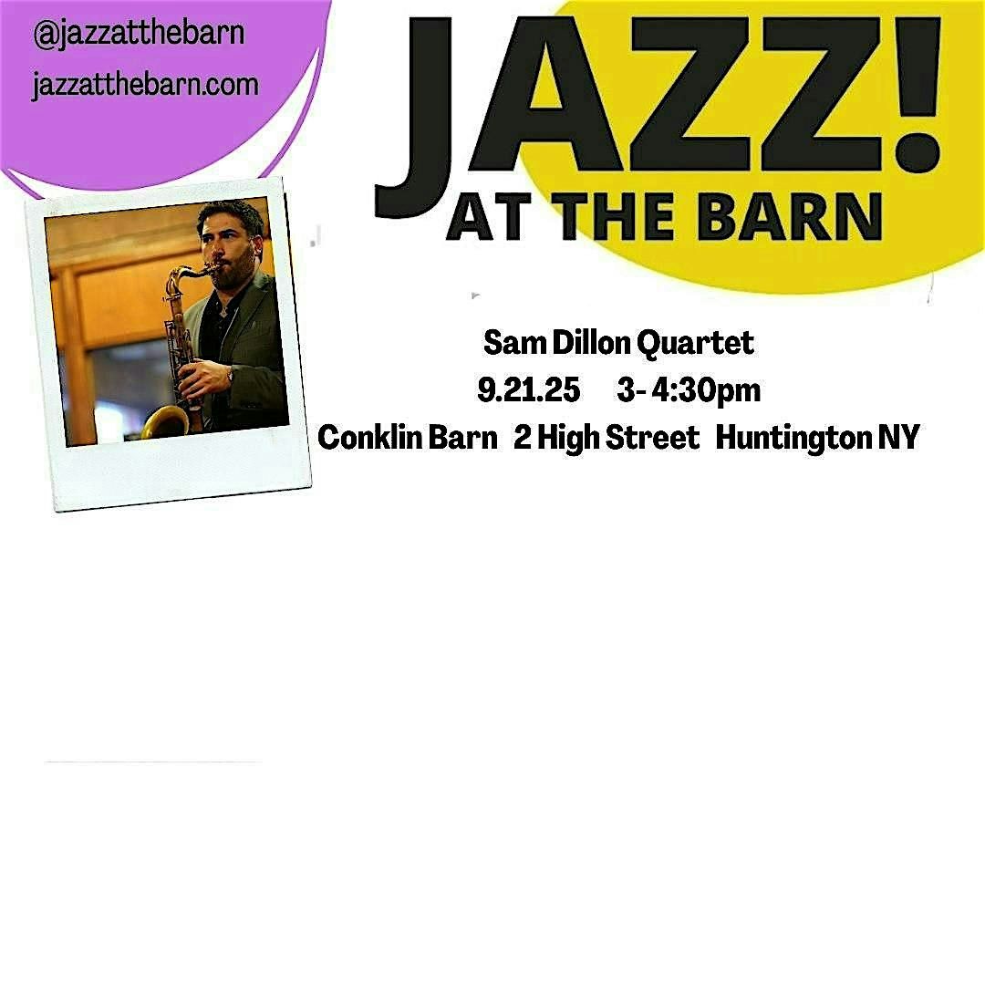 Sam Dillon Quartet, 21 September | Event in Huntington | AllEvents