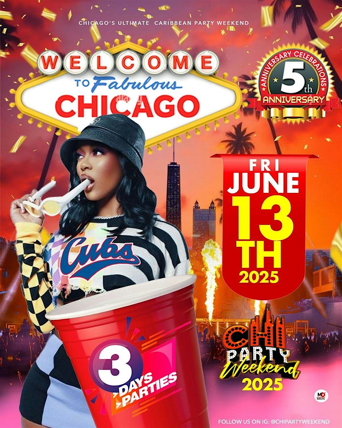 "WELCOME TO CHICAGO" CHI PARTY WEEKEND 2025, Le Nocturne Chicago, 13 ...