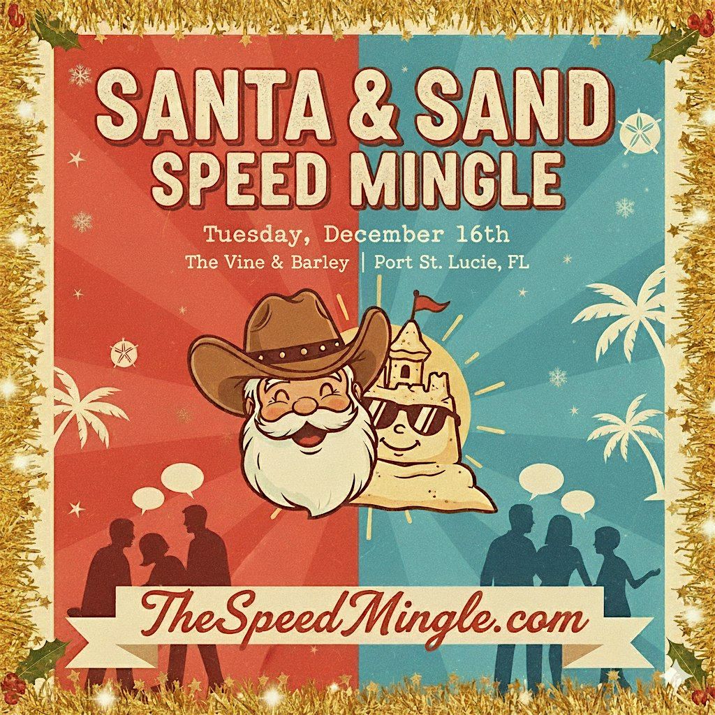 Port St. Lucie, FL Santa & Sand Speed Mingle, 16 December | Event in Port St. Lucie | AllEvents