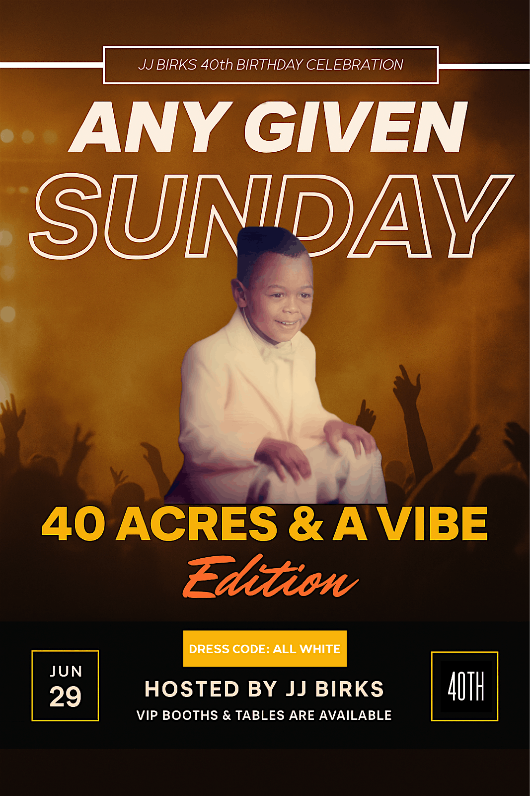 Any Given Sunday 40 Acres and a Vibe, 29 June | Event in Tupelo | AllEvents