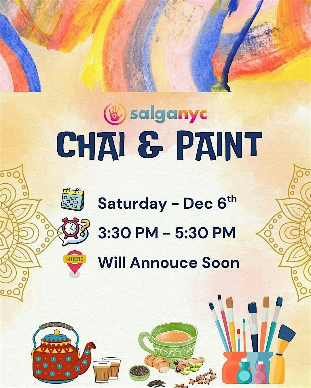 Chai and Paint, 6 December | Event in New York | AllEvents