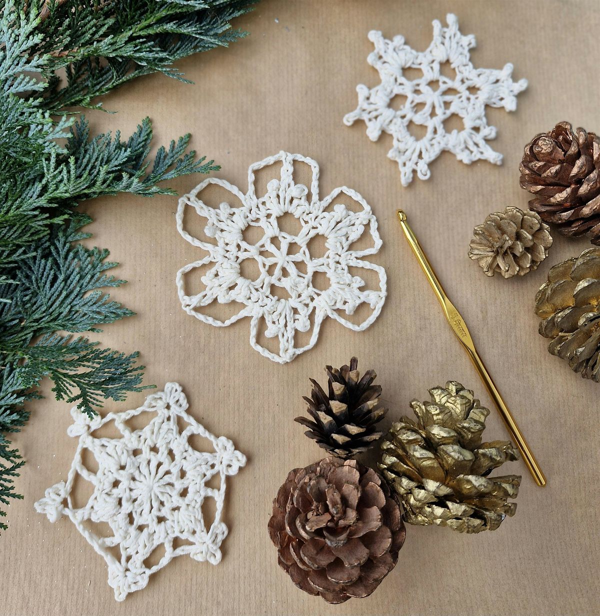 Crochet Snowflake Workshop - Edinburgh, 14 December | Event in Edinburgh | AllEvents