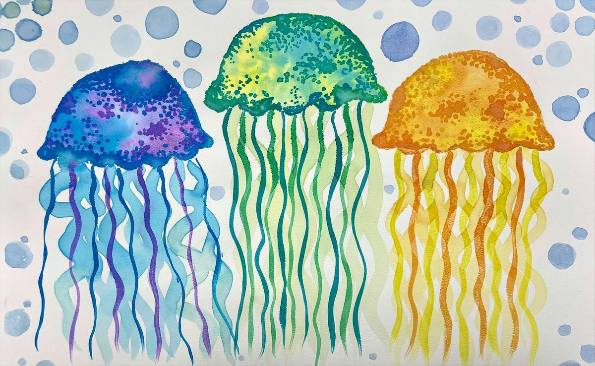 Whimsical Watercolor Jellyfish Workshop, 2 August | Event in Staten Island | AllEvents