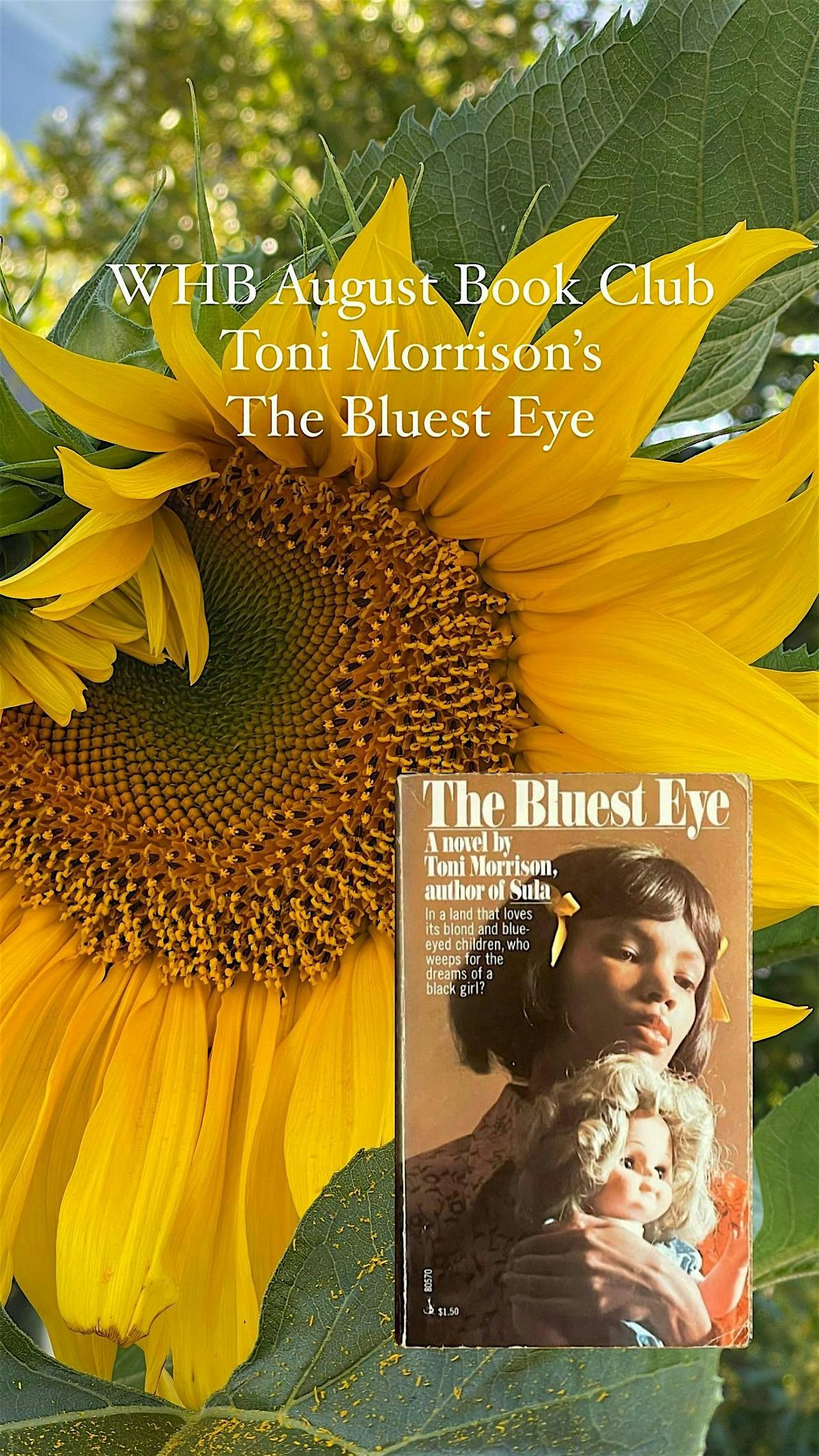 WHB August Book Club: The Bluest Eye by Toni Morrison, 27 August | Event in Oakland | AllEvents