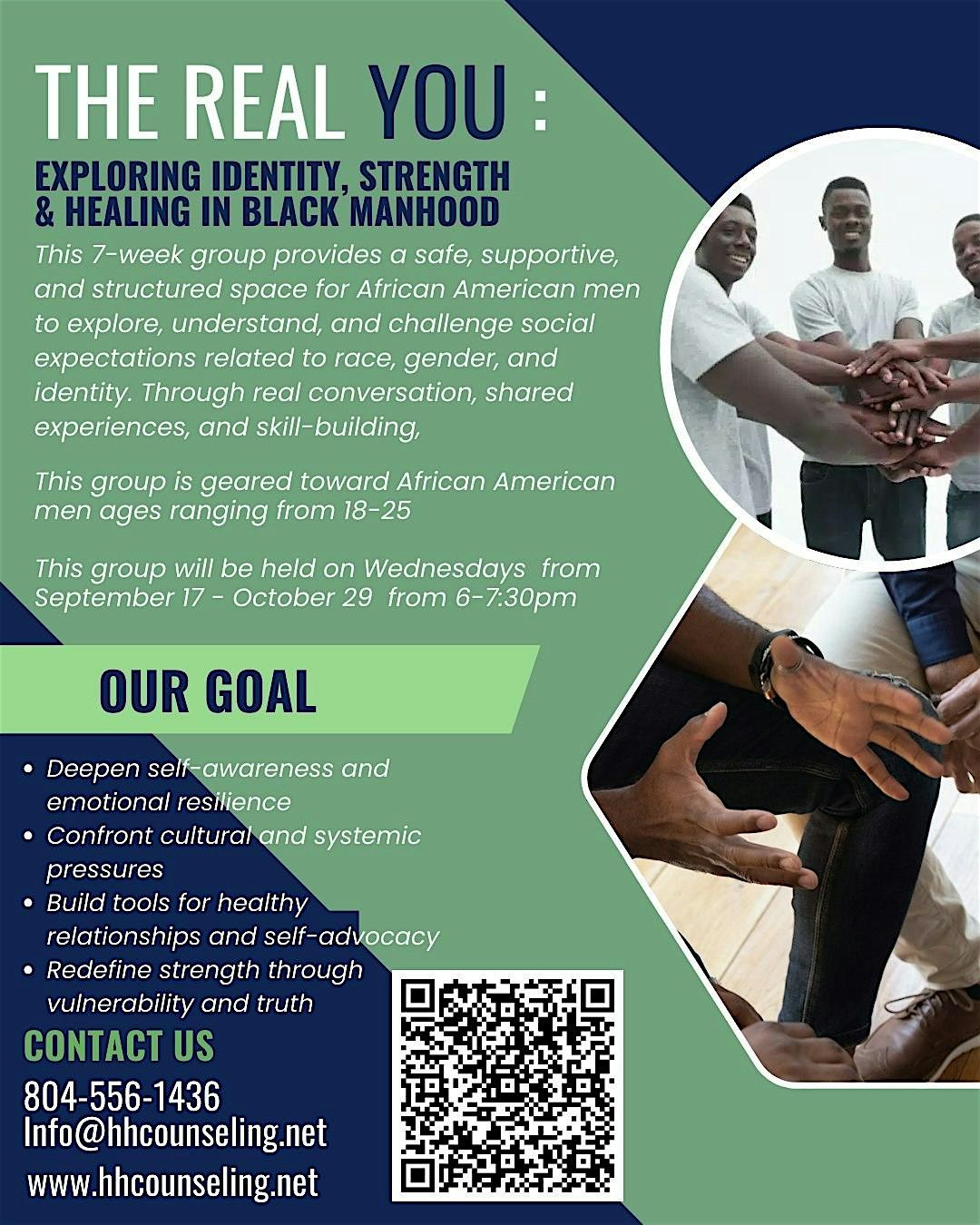 The Real You: Exploring Identity, Strength & Healing in Black Manhood, 17 September | Event in Richmond