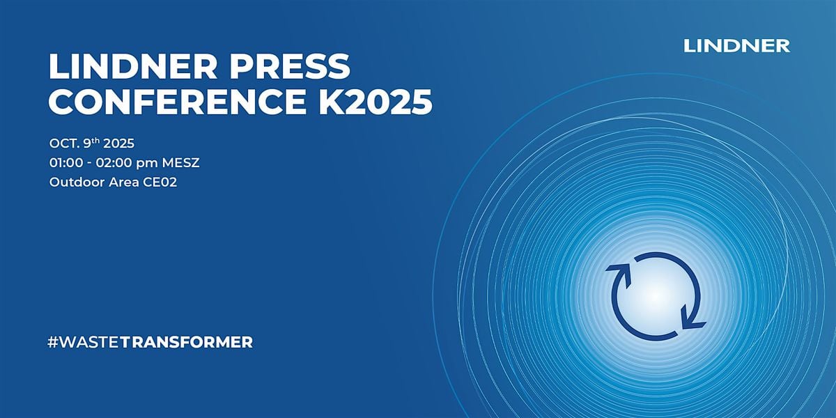 Lindner Press Conference at K Show 2025, 9 October | Event in Düsseldorf | AllEvents